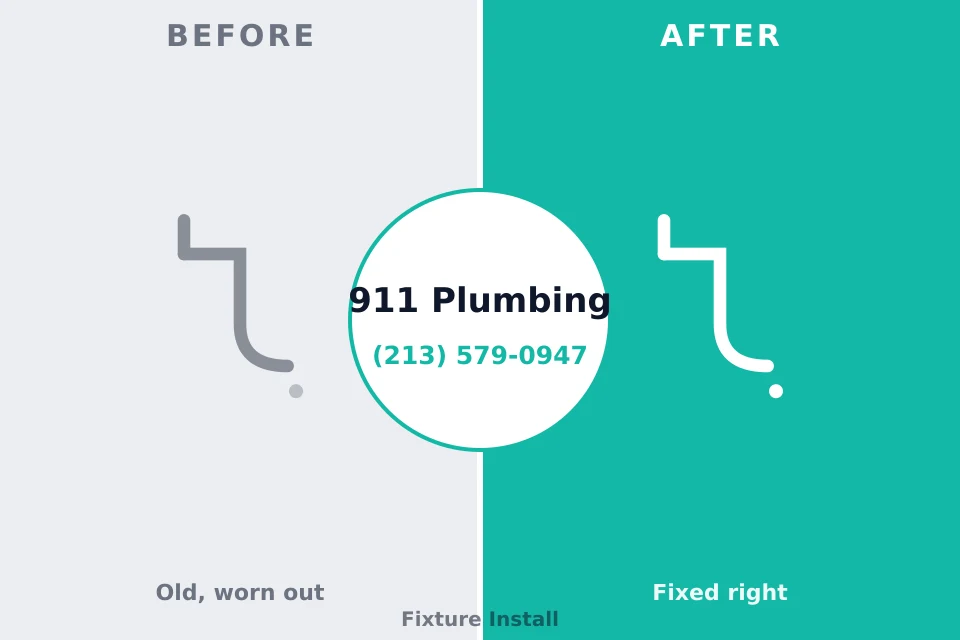 Before and after: plumbing repair Franklin Springs, GA
